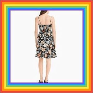 🌸 Floral Black Dress 💖